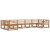 vidaXL Set de canapele de exterior 7 pcs natural Lemn Solid de Acacia