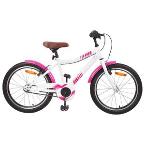 vidaXL Bicicletă pentru Copii 18 Inci pentru 5-7 ani Roz