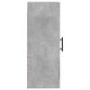 vidaXL Dulap de perete, gri beton, 34,5x34x90 cm, lemn prelucrat