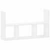 vidaXL Raft de perete Alb 78.5 x 17 x 45 cm Lemn prelucrat