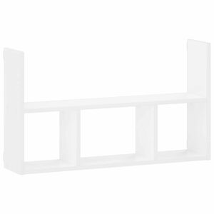 vidaXL Raft de perete Alb 78.5 x 17 x 45 cm Lemn prelucrat