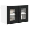 vidaXL Dulap de bucătărie 2 pcs Negru 60 x 31 x 40 cm Lemn compozit