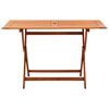 vidaXL Set mobilier de exterior pliabil, 7 piese, lemn masiv eucalipt