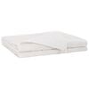 vidaXL Pătură cu greutate Alb 200 x 230 cm 9 kg 100% Bumbac 205T