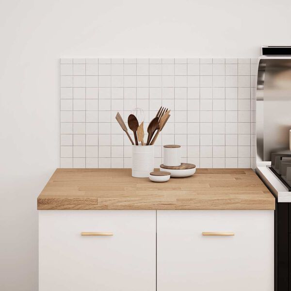 vidaXL Blat de bucătărie lemn masiv de stejar dreptunghiular