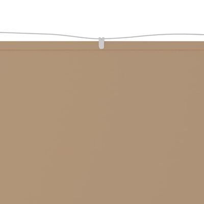 vidaXL Copertină verticală, gri taupe, 60x270 cm, țesătură oxford