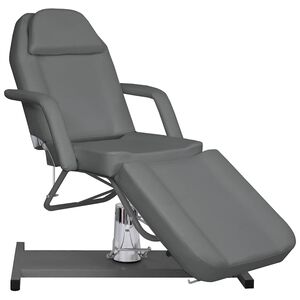 vidaXL Masă de masaj, gri, 180x62x(87-112) cm