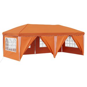 vidaXL Cort de Petrecere Pop-up 575 x 288 x 245 cm Portocaliu