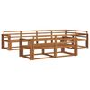 vidaXL Set de canapele de exterior 7 pcs natural Lemn Solid de Acacia