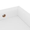 vidaXL Rafturi de perete Loggia, 2 buc., alb, 40x15x4 cm, MDF