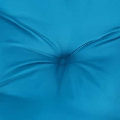 vidaXL Pernă de paleți, albastru, 50x50x12 cm, material textil
