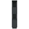vidaXL Bibliotecă/Separator cameră, gri, 80x25x132 cm, lemn masiv pin