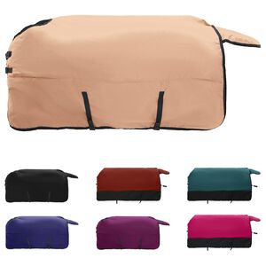 vidaXL Pătură pentru cai Cappuccino 125 cm Poliester