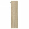 vidaXL Dulap cu vitrină, stejar sonoma, 100x15x58 cm, lemn prelucrat
