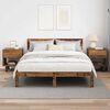 vidaXL Noptieră 2 pcs Lemn vechi 40,5 x 40 x 48 cm Lemn compozit