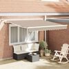 vidaXL Cortina Retractabilă Bej 300 x 250 cm Poliester și metal