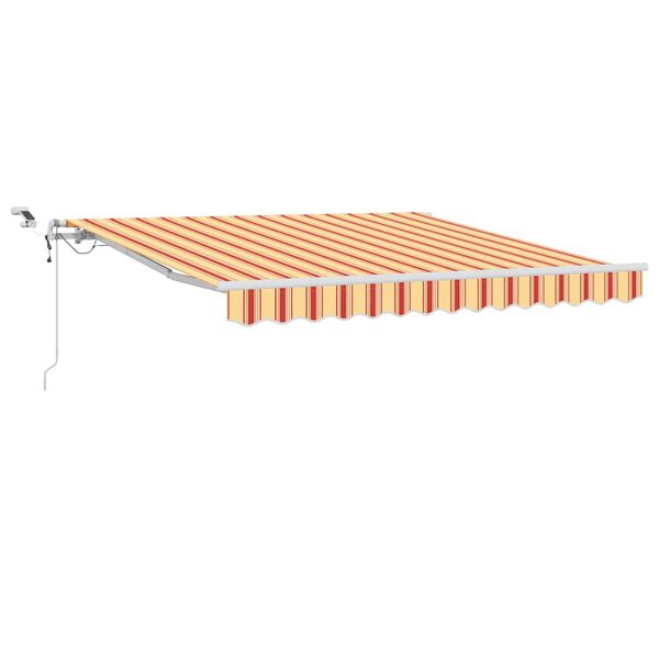 vidaXL Cortina Retractabilă Galben și portocalie 300 x 250 cm