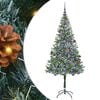 vidaXL Brad de Crăciun artificial cu 300 LED Verde 180 cm PVC și Oțel
