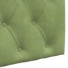 vidaXL Cap de pat suspendat Verde deschis 90 x 55 x 7 cm Catifea