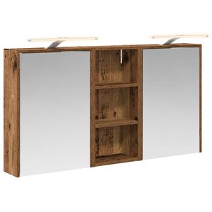 vidaXL Set dulap baie pentru 3 pcs 116 x 16 x 62,5 cm Lemn compozit