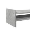 vidaXL Suport de monitor, gri beton, 50x27x20 cm, lemn prelucrat