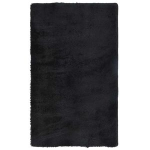 vidaXL Covor Shaggy cu fir lung NAVARRA negru, 60x100 cm, poliester