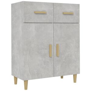 vidaXL Măsuță de cafea, gri beton, 69,5x34x89 cm, lemn prelucrat