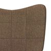 vidaXL Scaun de relaxare, maro, material textil