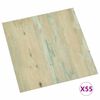 vidaXL Plăci de Pardoseală 55 pcs Maro deschis 5,11 m&sup2; PVC
