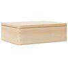 vidaXL Cutie din lemn cu capac 40x30x13 cm din lemn masiv de pin