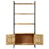 vidaXL Bibliotecă cu 4 rafturi 80x30x180 cm lemn masiv mango nefinisat