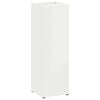 vidaXL Stand pentru Umbrele de Plouă Alb 15,5 x 15,5 x 49 cm Oțel