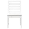 vidaXL Scaune de grădină, 2 buc., alb, 50x48x91,5 cm, lemn masiv pin