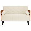 vidaXL Canapea loveseat cu perne de suport 110 cm in