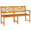 vidaXL Bancă de exterior 150 x 56 x 90 cm Lemn Solid de Acacia natural