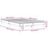 vidaXL Cadru pat fără saltea stejar sonoma 120x200 cm, lemn prelucrat