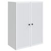 vidaXL Dulap montat pe perete Alb 66 x 34,5 x 90 cm Lemn prelucrat