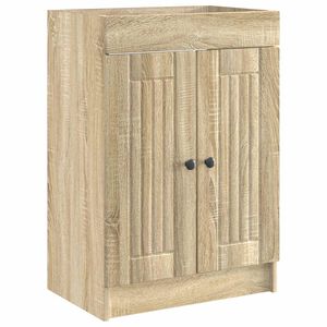 vidaXL Dulap de baie sub chiuvetă Stejar Sonoma 56 x 37,5 x 81 cm