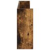 vidaXL Raft pentru reviste cu raft Stejar fumuriu 80 x 12 x 30 cm