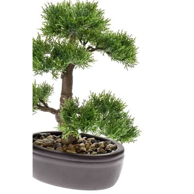 Emerald Cedru artificial bonsai, verde, 32 cm 420001