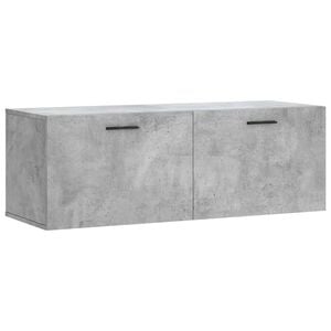 vidaXL Dulap de perete, gri beton, 100x36,5x35 cm, lemn prelucrat