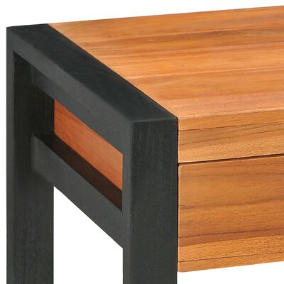 vidaXL Birou cu 2 sertare, 100x40x75 cm, lemn de tec