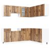 vidaXL Set de dulapuri de bucătărie 11 piese &bdquo;Lucca&rdquo; Lemn vechi lemn