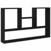 vidaXL Raft de perete, stejar negru, 99x15x60 cm, lemn prelucrat