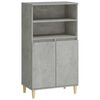 vidaXL Bufet Gri Beton 60 x 36 x 110 cm Lemn prelucrat
