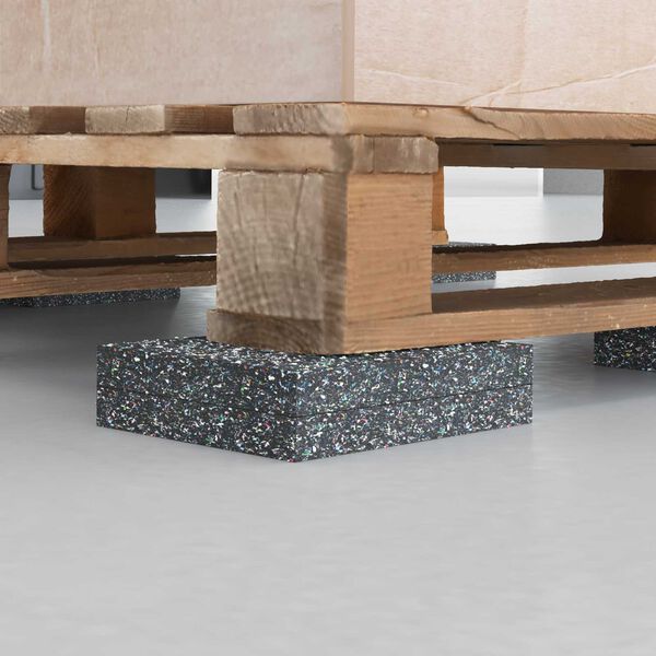 vidaXL Rolex din cauciuc Negru Cauciuc