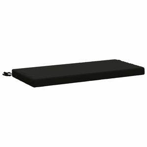 vidaXL Perna pentru bancă SOEST 100% Polyester Negru 60 x 40 x 5 cm