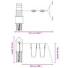 vidaXL Set de joacă pentru exterior, lemn de pin impregnat