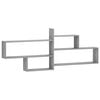 vidaXL Raft de perete Sonoma gri 168.5 x 17 x 68 cm Lemn prelucrat