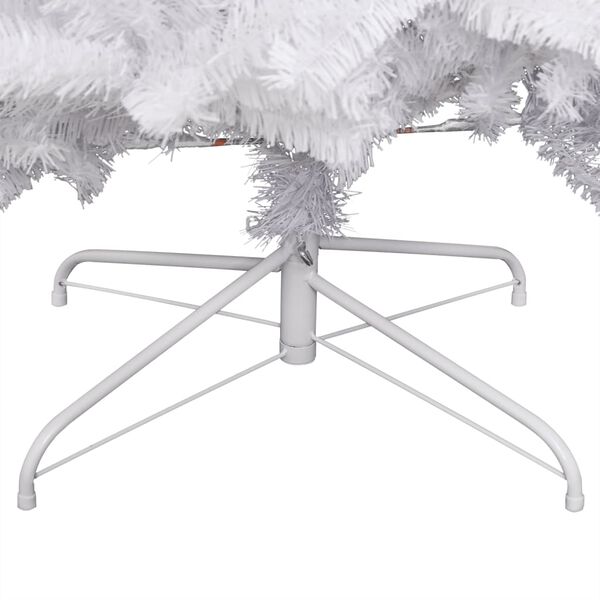 vidaXL Brad de Crăciun artificial cu balamale și zăpadă pufoasă 180 cm